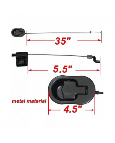 Chaise inclinable de remplacement durable Canapé Canapé Levier de libération De remplacement Poignée en métal