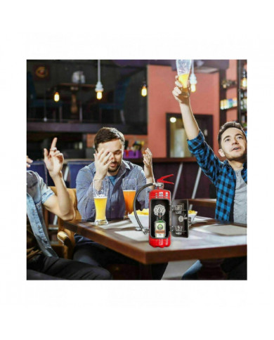 2024 Fire Extinguisher Mini Bar Wine Box, Novelty Liquor Wine Cabinet Storage Boxes Fireman Men's Gifts Home Decoration