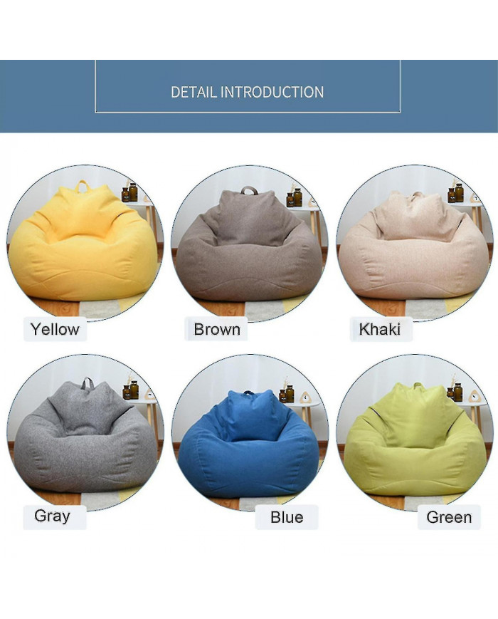 Tout nouveau Extra Large Fauteuil De Sac De Haricots Canapé Housse De Canapé Intérieur Paresseux Chaise Longue [...]