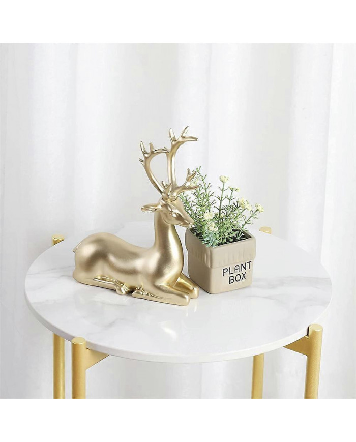 Table basse en marbre à 2 niveaux Table basse de style nordique blanc élégant rond