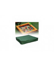 Couverture de bac à sable 150x150 cm Housse étanche Protection UV 70% Protection pour Oxford Sandpit avec cordon, [...]