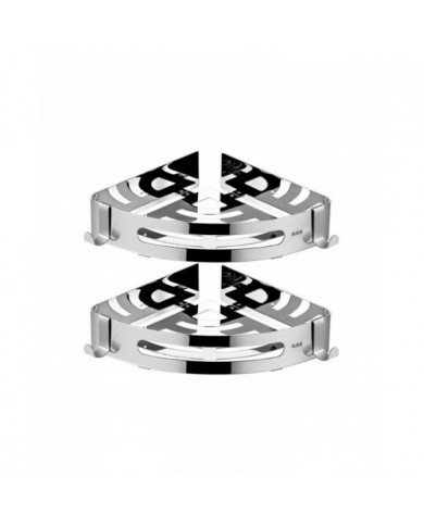 Corner Shelf 304 Acier inoxydable Douche Rack de rangement Aluminium Shampooing Holder Wall Mounted Organizer