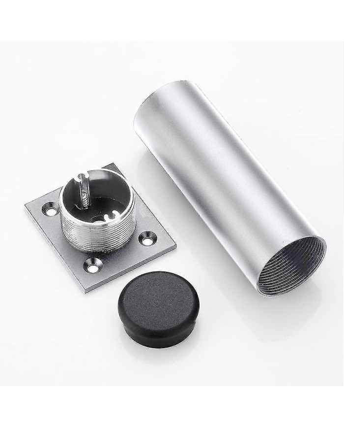 4pcs Pieds de meubles réglables, pieds de table en métal 200 mm Matt Sliver Alliage d’aluminium Canapé rond Pieds [...]