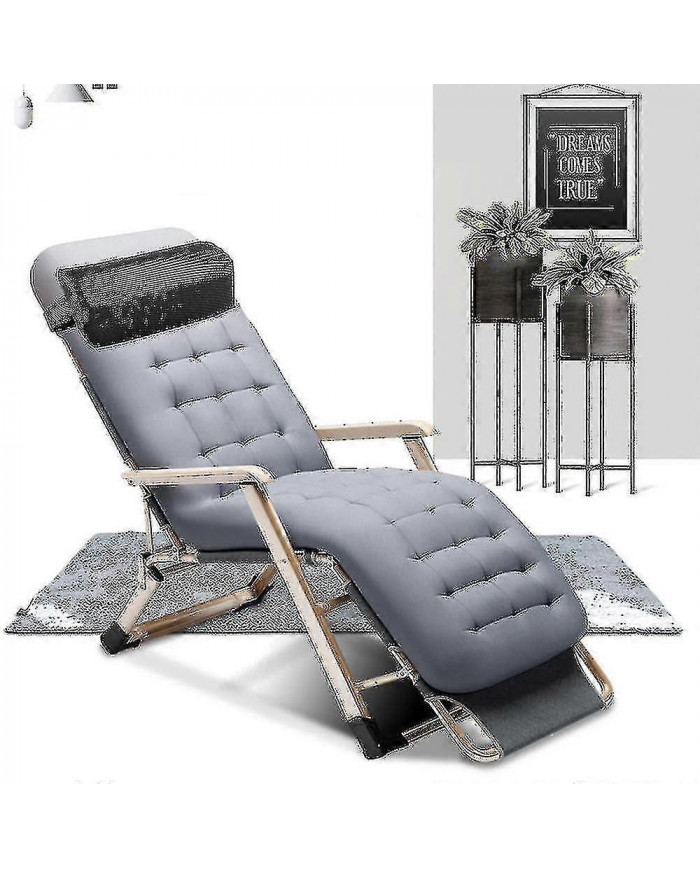 Oreiller de remplacement Appui-tête pour chaise Zero Gravity avec bande élastique, oreillers de cou pour chaise, [...]