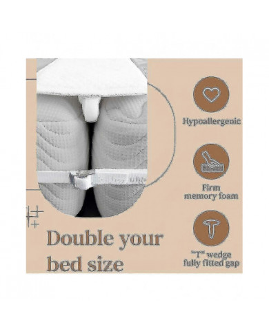 Mattress Connector For Twin Beds To King Size | Includes Mattress Strap