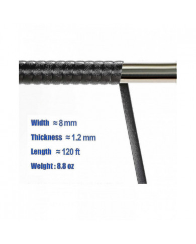 Kit de réparation en osier 37m 120ft Fournitures de réparation en osier Dégradé bicolore brun foncé avec rayures [...]