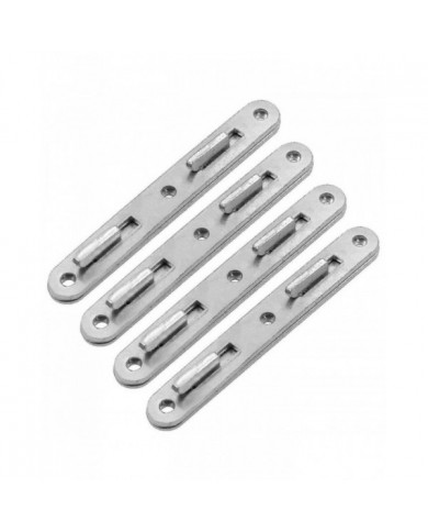 Raccords de connexion de rail de lit en bois, crochet de lit rond en zinc de 5 pouces, ensemble de 4 raccords de [...]