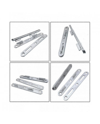 Raccords de connexion de rail de lit en bois, crochet de lit rond en zinc de 5 pouces, ensemble de 4 raccords de [...]