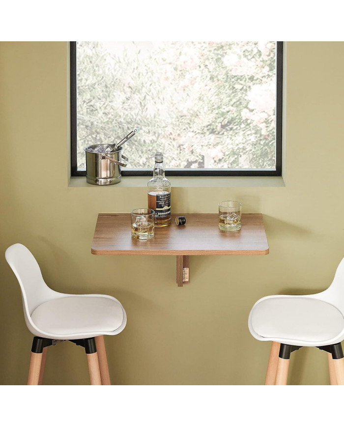 SoBuy Table murale pliante à feuilles tombantes, FWT03-PF