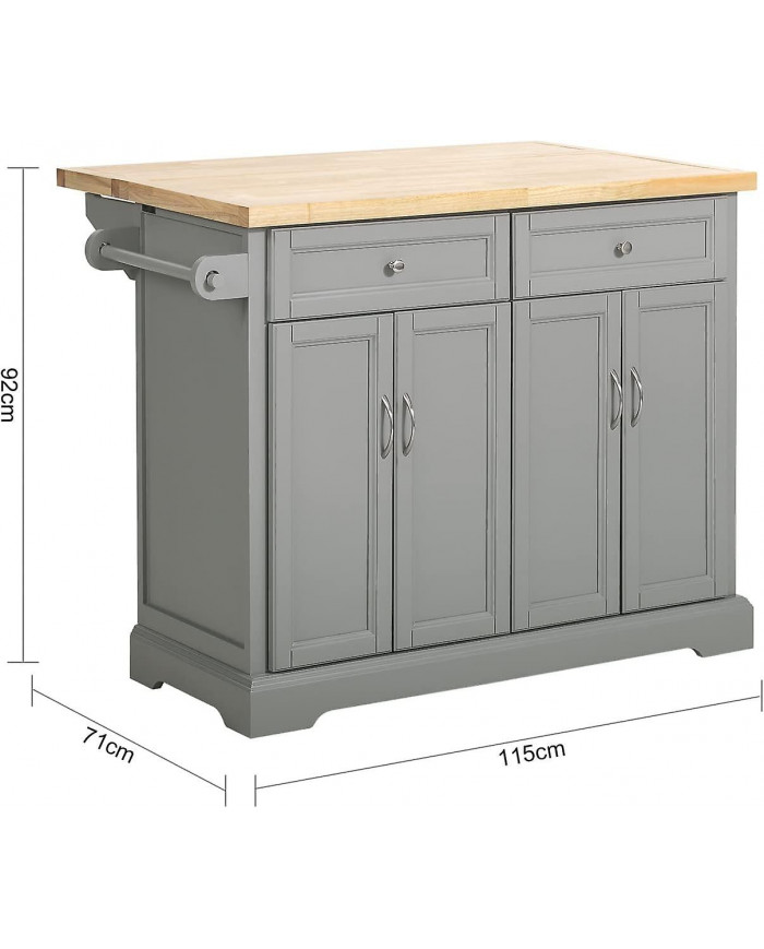 SoBuy FKW71-HG Îlot de cuisine