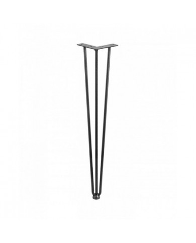 Pieds de table en épingle à cheveux 16 pouces, ensemble de 4 pieds de table de bureau bricolage 3 tiges robustes