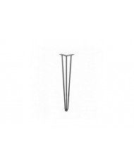 Pieds de table en épingle à cheveux 16 pouces, ensemble de 4 pieds de table de bureau bricolage 3 tiges robustes