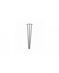 Pieds de table en épingle à cheveux 16 pouces, ensemble de 4 pieds de table de bureau bricolage 3 tiges robustes