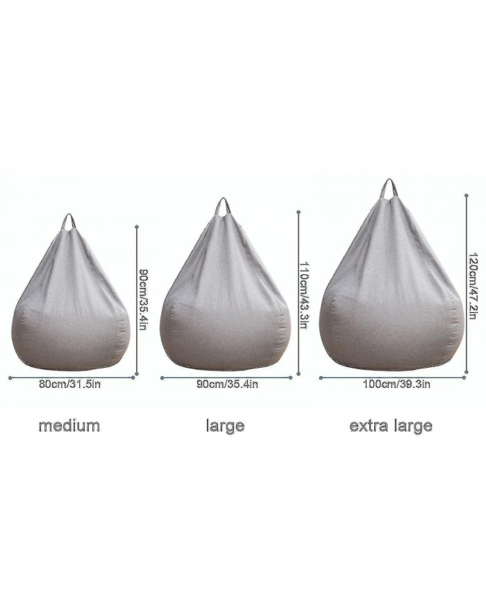 Nouveau extra large pouf sac chaises canapé canapé couverture de canapé paresseux intérieur pour adultes enfants [...]
