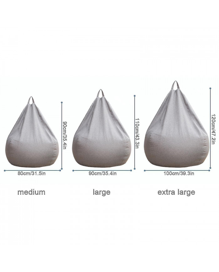 Tout nouveau extra large pouf sac chaises canapé canapé couverture intérieure paresseux pour adultes enfants [...]