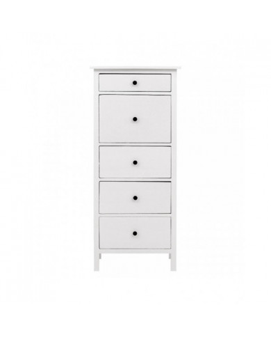 1/10 Bjd Ob11 Miniature Meubles Mini Modèle Commode à Cinq Tiroirs Accessoires Blanc