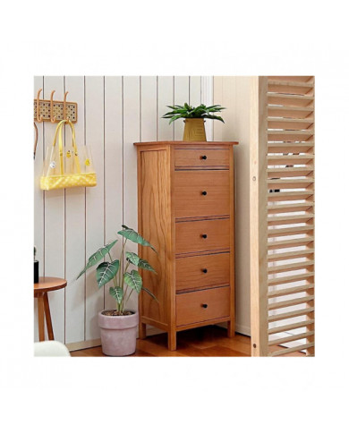 1/10 Bjd Ob11 Miniature Meubles Mini Modèle Commode à Cinq Tiroirs Accessoires Blanc