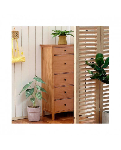 1/10 Bjd Ob11 Miniature Meubles Mini Modèle Commode à Cinq Tiroirs Accessoires Blanc