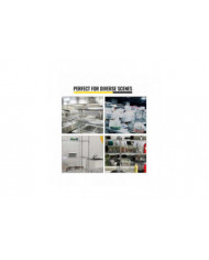 Étagère double, étagère en acier inoxydable à deux niveaux, 36 po. Longueur x 12 po. Largeur Étagère à double étage