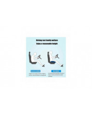 Coussin de rehaussement de voiture Coussin de siège du conducteur Coussin de rehaussement en coton pour réduire la [...]