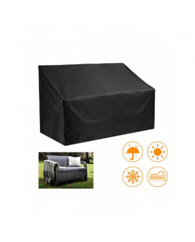 Housse de banc de jardin Housse de protection résistante aux intempéries 2/3/4 Places Banc Housse de mobilier de jardin