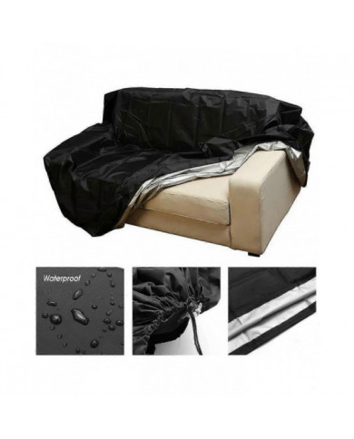 Housse de banc de jardin Housse de protection résistante aux intempéries 2/3/4 Places Banc Housse de mobilier de jardin