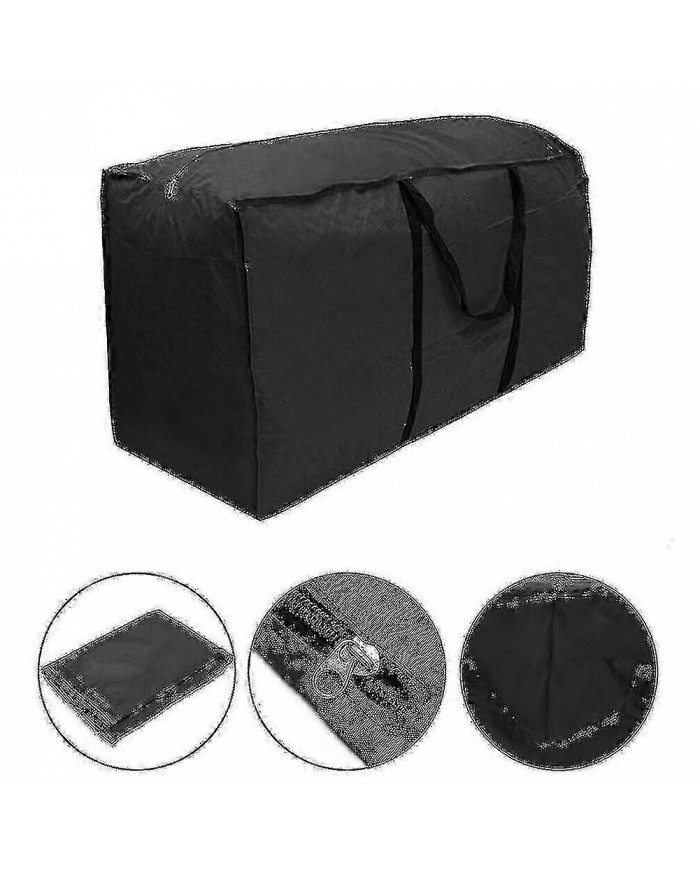 Extra Large Zippé Imperméable à l’eau Meubles de jardin Coussin Sac de rangement Heavy Duty