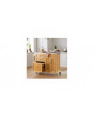 SoBuy Worktop Extensible Kitchen Trolley Island, FKW70-N