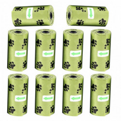 10Pcs Pet Waste Bag Tear-resistant Dog Poop Bags Leak-proof Biodegradable Pet Trash Bags for Home Outdoor Travel