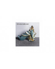 Wine Bottle Holder Creative Female Character European Style Wine Holder Resin Maiden Home