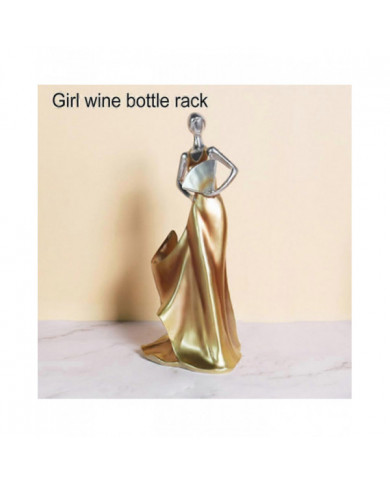 Wine Bottle Holder Creative Female Character European Style Wine Holder Resin Maiden Home