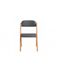 SoBuy Chaise pliante Chaise de salle à manger de cuisine pliante rembourrée en bois Chaise de bureau Chaise de [...]