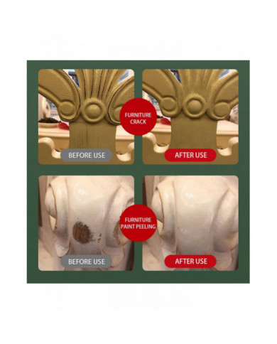 Pâte réparatrice pour les trous de meubles en bois Pâte de finition réparatrice pour noyer cerise