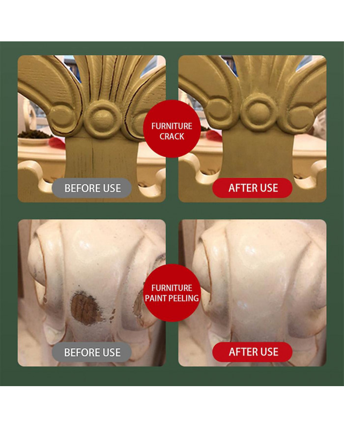 Pâte réparatrice pour les trous de meubles en bois Pâte de finition réparatrice pour noyer cerise