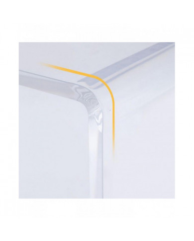 Tabouret moderne en acrylique transparent Changement de chaussures durable et stable