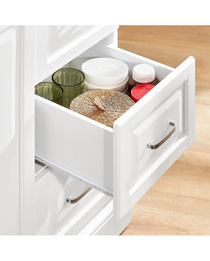 SoBuy Armoire de cuisine îlot extensible, FKW41-ST