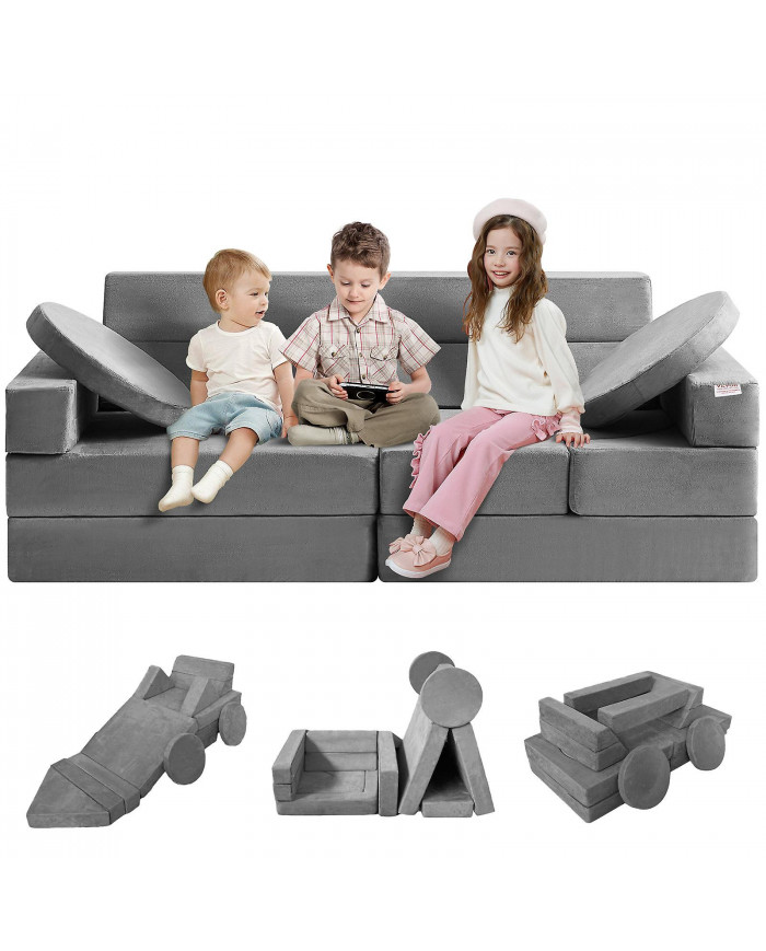 Canapé de jeu, 15pcs, avec éponge 25D haute densité, création, couchage, meubles pour enfants pour chambre et [...]