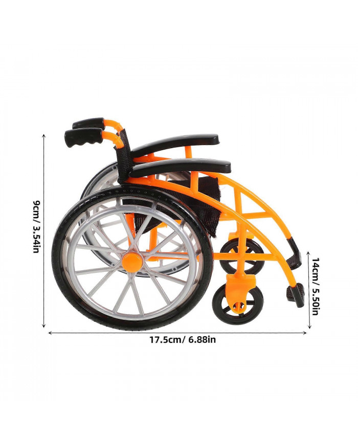 Poupées Fauteuil roulant et béquilles Mini fauteuil roulant pliable Modèle Faire semblant de jouer Béquilles [...]