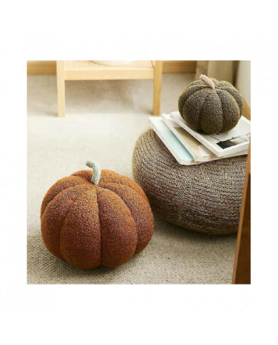 Haute qualité Luxe Woody Decor Pumpkin Shaped Pillow Nordic Style Room Decor Pillow Peluche Canapé Salon Bed de chevet
