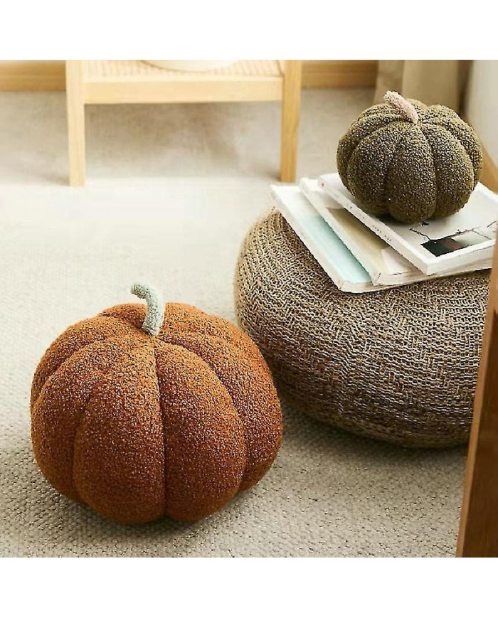 Haute qualité Luxe Woody Decor Pumpkin Shaped Pillow Nordic Style Room Decor Pillow Peluche Canapé Salon Bed de chevet