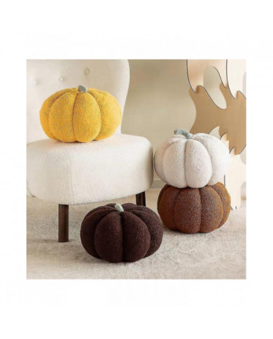 Haute qualité Luxe Woody Decor Pumpkin Shaped Pillow Nordic Style Room Decor Pillow Peluche Canapé Salon Bed de chevet