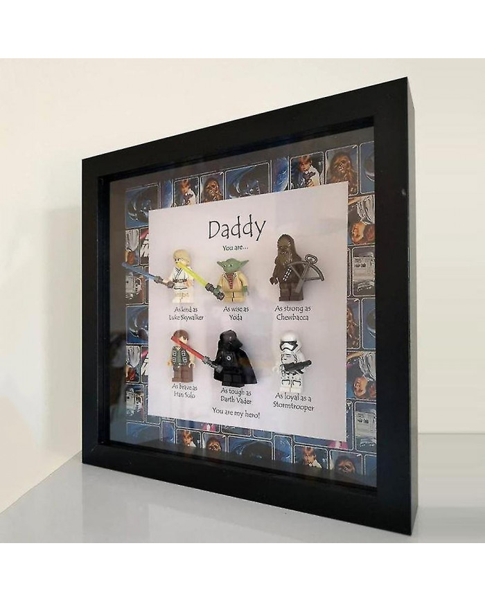 Super-héros Photo Cadre Mural Art Rétro Cartoon Personnage Famille Décoration