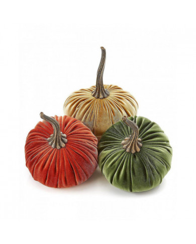 Citrouilles en velours faites à la main Décor Super Doux Citrouille Farcie Avec Citrouille Artificielle Exquise