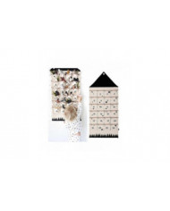 24 Calendrier de l’Avent Compte à rebours de Noël Poches suspendues Cadeau