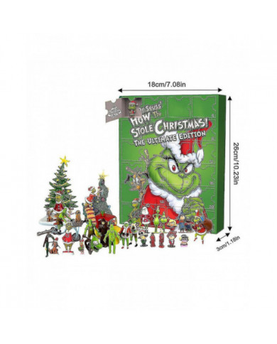 Le Grinch 2024 Noël Calendrier de l’Avent Figurines Statue Jouets Set 24 Jours Noël Compte À Rebours Calendriers [...]