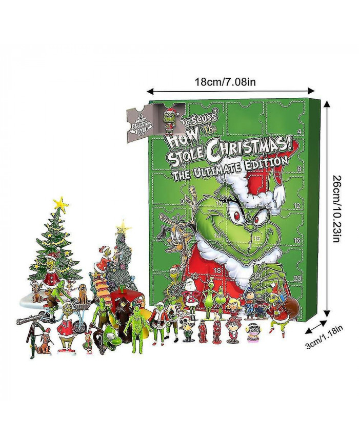 Le Grinch 2024 Noël Calendrier de l’Avent Figurines Statue Jouets Set 24 Jours Noël Compte À Rebours Calendriers [...]