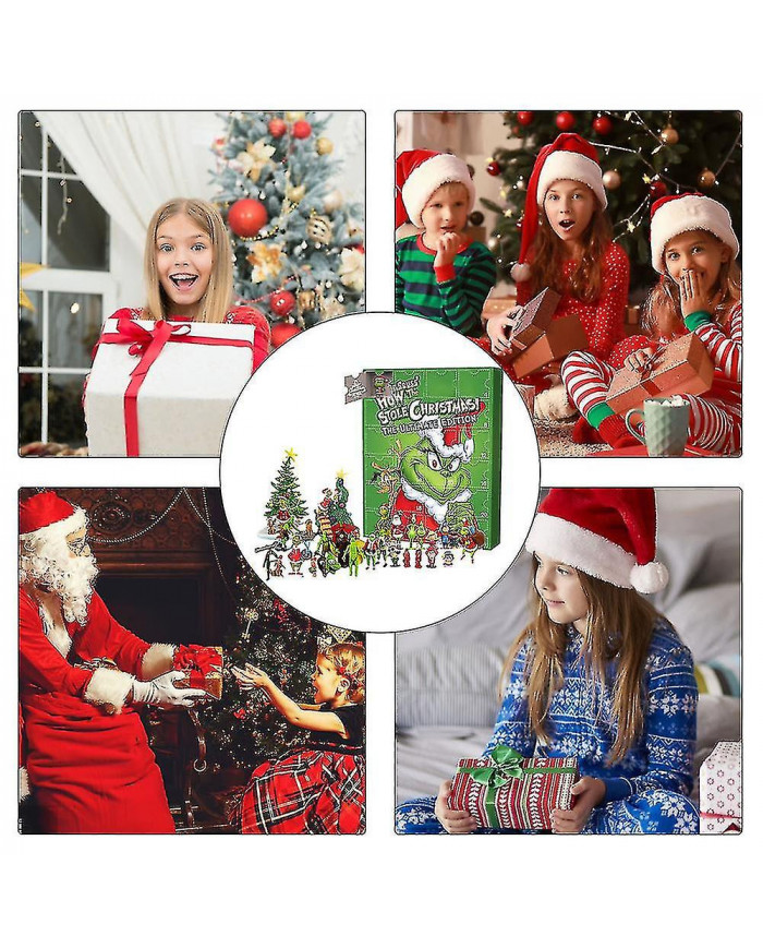 Le Grinch 2024 Noël Calendrier de l’Avent Figurines Statue Jouets Set 24 Jours Noël Compte À Rebours Calendriers [...]