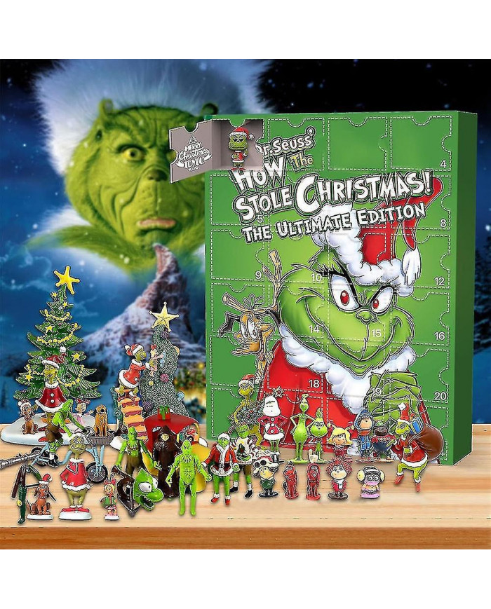 Le Grinch 2024 Noël Calendrier de l’Avent Figurines Statue Jouets Set 24 Jours Noël Compte À Rebours Calendriers [...]