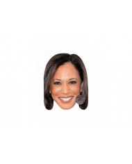 Kamala Harris (sourire) Masque de célébrité, visage plat
