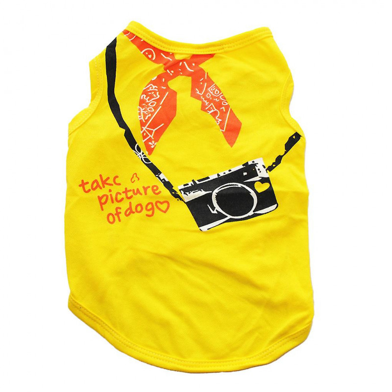 Puppy Clothes Pets Supplies Dog Vest Simple Style Multiple Size Dogs